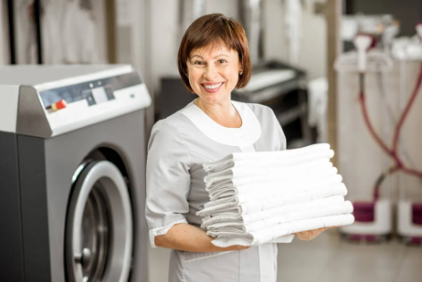 Commercial laundry service in Waltham, MA