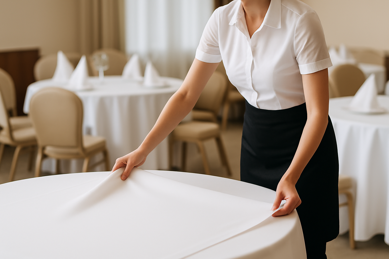 tablecloth and linen laundry service in Lubbock, TX