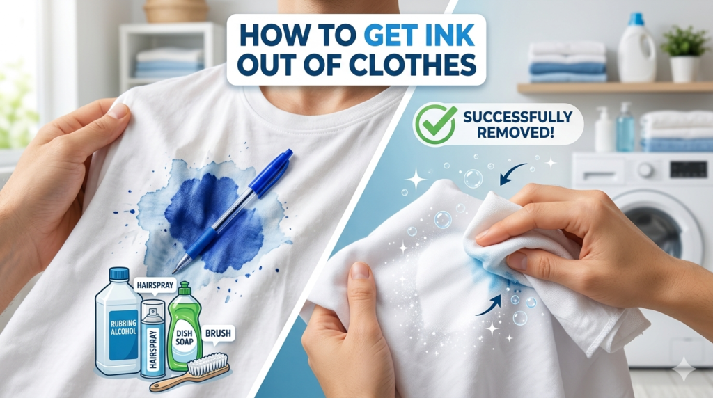 How to Get Ink Out of Clothes