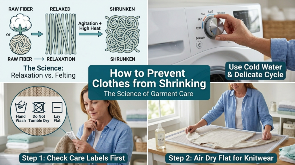 How to Prevent Clothes from Shrinking The Science of Garment Care