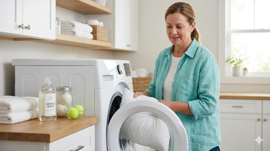 How to Wash Pillows