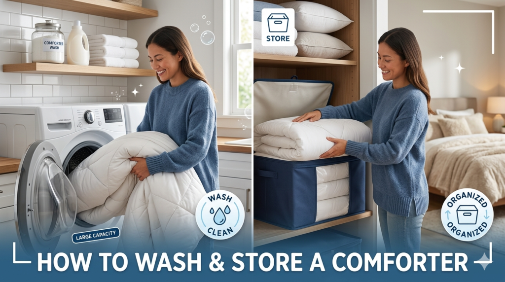 How to Wash and Store a Comforter