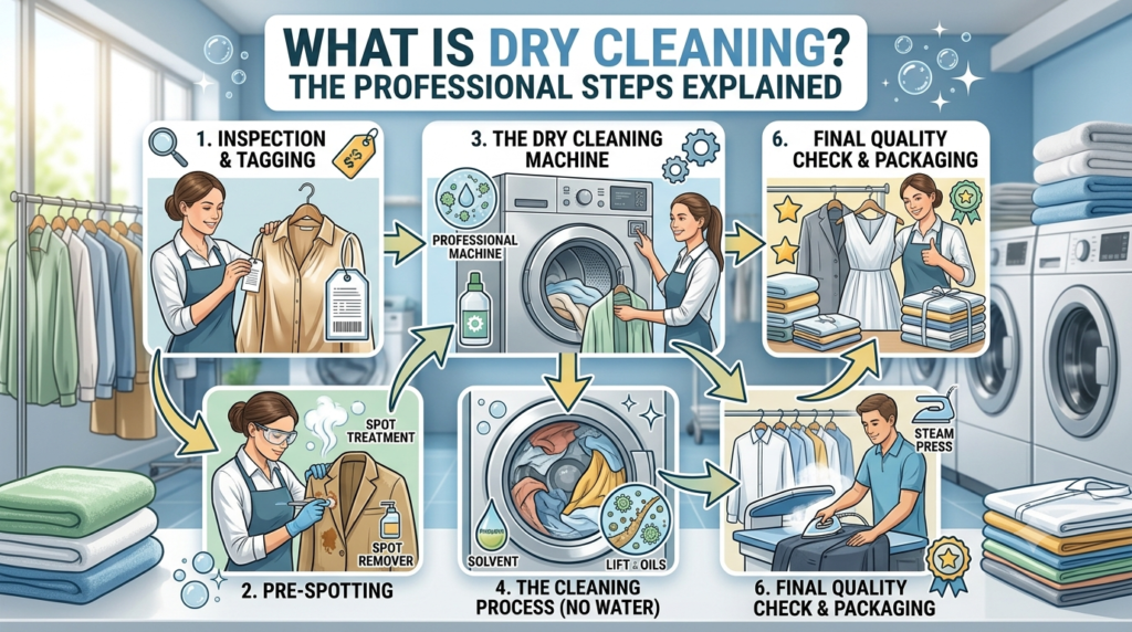 What is Dry Cleaning The Professional Steps Explained